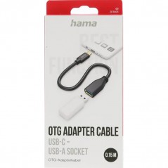 USB-kabel og USB-hubb - HAMA USB-C til USB-A hun OTG-adapter USB 3.0