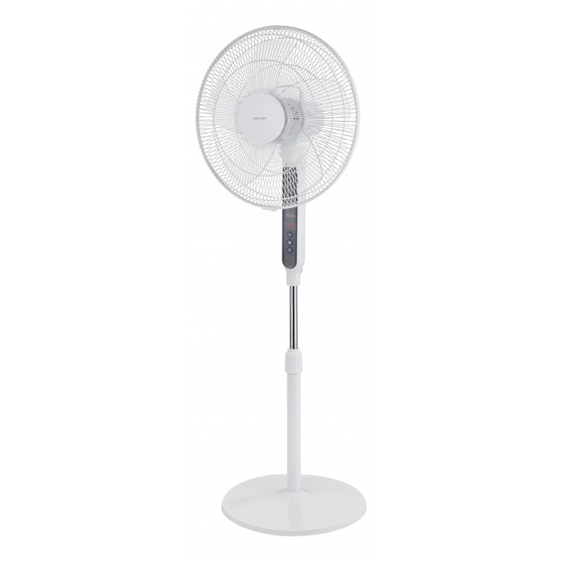 Ventilatorer til de varme aftener! - Nordic Home gulvventilator med 12 hastigheder og 130 cm højde