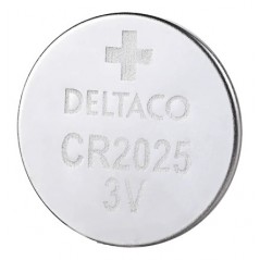 Deltaco Ultimate Lithium CR2025 3V knapcellebatteri 1-pak