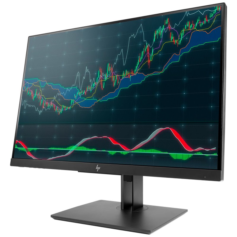 Brugte computerskærme - HP 24-tommer Z24n G2 1920x1200 LED-skærm med IPS-panel (brugt)