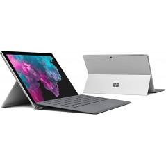 Microsoft Surface Pro 6 (2018) i5 8GB 256GB med tastatur W11P, Sølv (brugt)