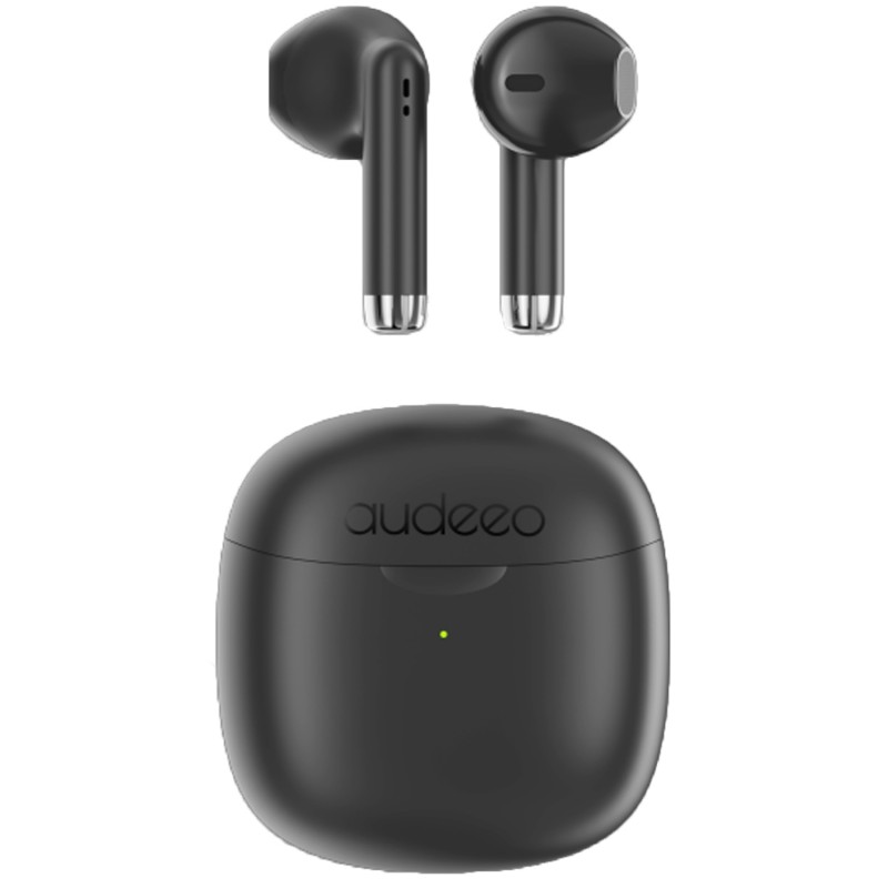 In-ear - Audeeo True Wireless headset og hovedtelefoner sort/hvid