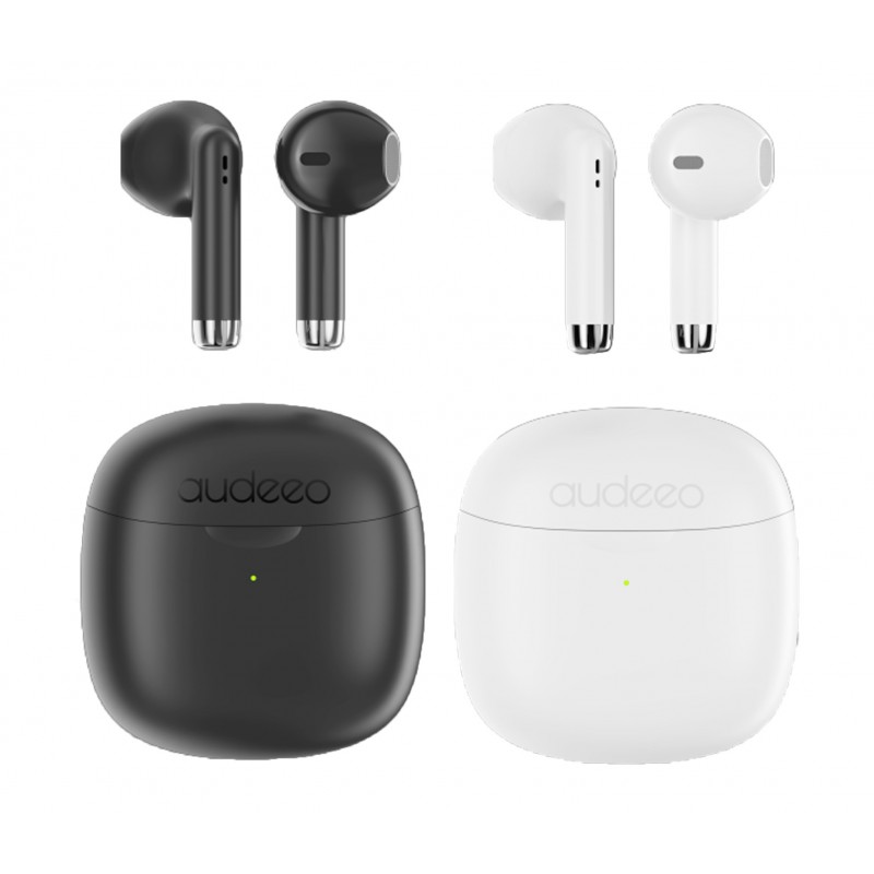 Audeeo True Wireless headset og hovedtelefoner sort/hvid - Audeeo O... In-ear - Audeeo True Wireless headset og hovedtelefoner sort/hvid