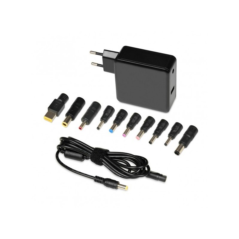 Computertilbehør - 65-watt universaloplader til bærbar computer (AC-adapter) (demo)