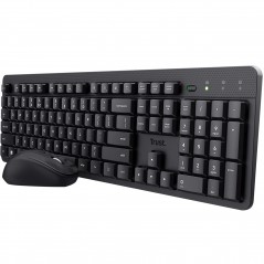 Trust ekstra stille sæt med trådløst tastatur og mus