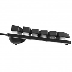 Baggrundsbelyst gamingtastatur - Trust GXT 833 Thado TKL kompakt gamingtastatur med belysning (sort)