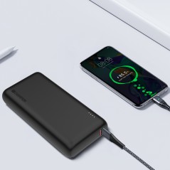 Portable batterier - Champion powerbank 20.000 mAh 1xUSB-C 2xUSB-A og PD 30 W opladning
