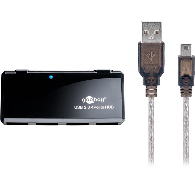 USB-hub - Goobay USB-hub med 4x USB 2.0