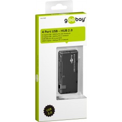 USB-hub - Goobay USB-hub med 4x USB 2.0