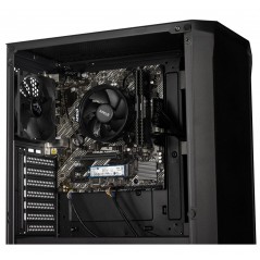 Billig gaming computer og stationær gaming computer - DUTZO Entry Blaze Ryzen 5 16GB 500GB Win11 stationær gamingcomputer