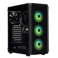Billig gaming computer og stationær gaming computer - DUTZO Entry Blaze Ryzen 5 16GB 500GB Win11 stationær gamingcomputer