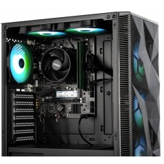 Billig gaming computer og stationær gaming computer - DUTZO Entry Wildfire Ryzen 5 16GB 1TB Win11 stationær gamingcomputer