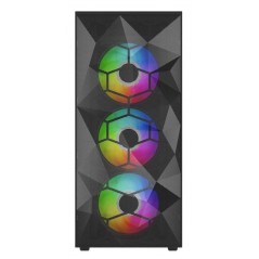 DUTZO Esport Fire Ryzen 5 16GB 1TB RTX 5060 Win11 stationær gamingcomputer