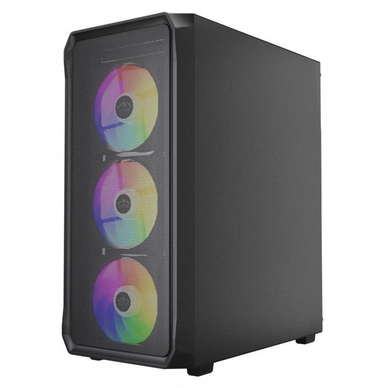 Billig gaming computer og stationær gaming computer - DUTZO Esport Wildfire Ryzen 5 16GB 1TB RTX 5050 Win11 stationær gamingcomputer