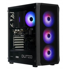 Billig gaming computer og stationær gaming computer - DUTZO Esport Wildfire Ryzen 5 16GB 1TB RTX 5050 Win11 stationær gamingcomputer