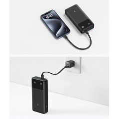 Portable batterier - Anker powerbank 20.000 mAh 2x USB-C PD 30W og 1x USB-A