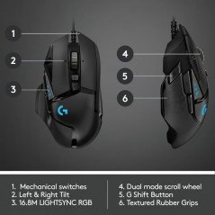 Gaming-mus - Logitech G502 Hero gamingmus
