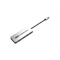Greencell USB-hub USB-C til 4x USB 3.0 (USB-A)