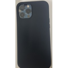 Brugt iPhone - iPhone 12 Pro Max 5G 256GB Pacific Blue (brugt med nyt batteri, ødelagt bagside - inkl. cover)