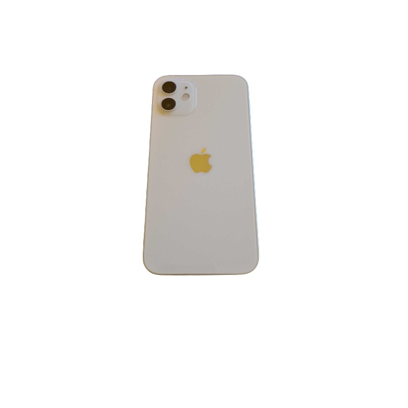 Brugt iPhone - iPhone 12 128GB Hvid med 1 års garanti (brugt med nyt batteri)