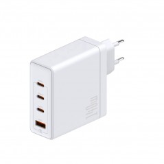 Vægladere til mobiltelefon - SiGN AC-adapter vægoplader 140 W med 3x USB-C og 1x USB til bl.a. MacBook
