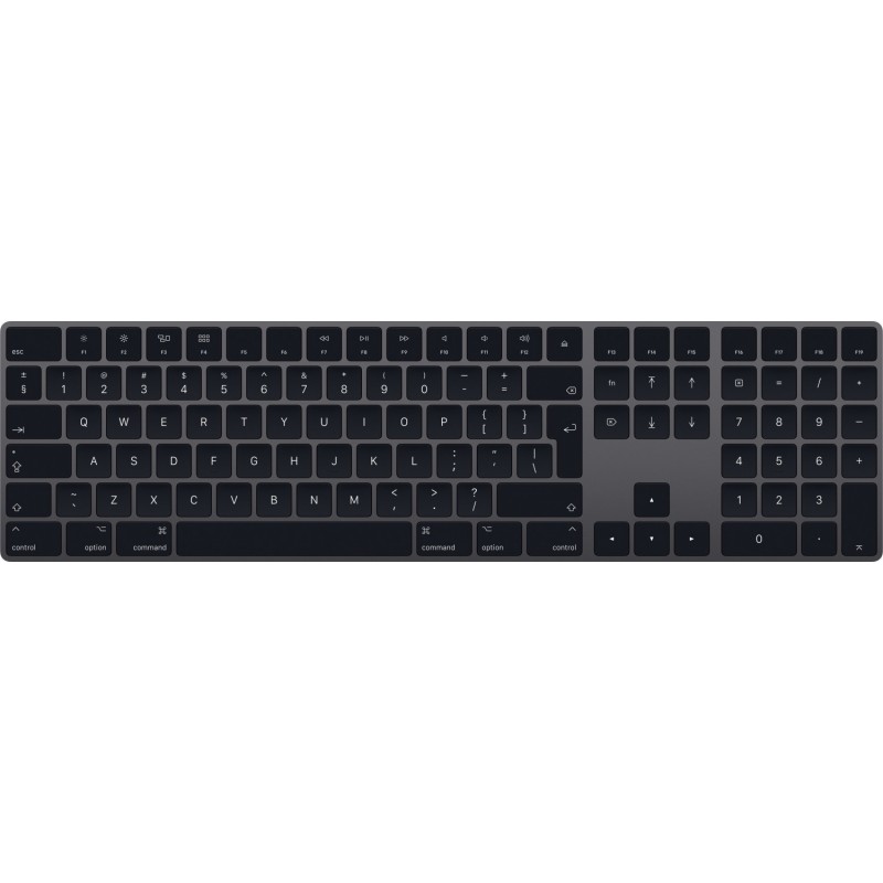 Trådløse tastaturer - Apple Magic Keyboard A1843 trådløst tastatur, hvid/sort (brugt)