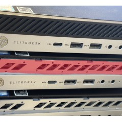 HP EliteDesk 800 G4 Mini i5 8GB 256GB W11P (brugt - mangler plastikdel på forsiden)