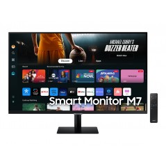 Samsung S32DM700UU 32" Smart Monitor 4K LED-skærm med WiFi og USB-C 65W PD