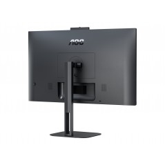 Computerskærm 25" eller større - AOC Q27V5CW/BK 27" 2,5K ergonomisk IPS-skærm med webcam og USB-C PD65W