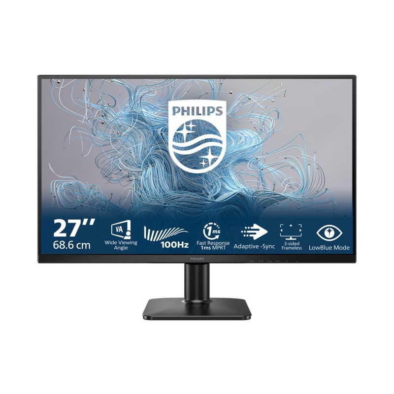 Computerskærm 25" eller større - Philips 27E2N1100L/00 27-tommer 100 Hz Full HD LED-skærm med VA-panel
