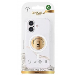 Onsala Transparent Mobilcover til iPhone 17 med MagSafe-understøttelse