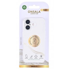Onsala Transparent Mobilcover til iPhone 17 i Genbrugt TPU