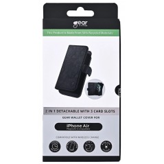 iPhone Air - Gear 2-i-1 tegnebogsetui til iPhone 17 Air med MagSafe-understøttelse