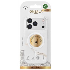 Onsala Transparent Mobilcover til iPhone 17 Pro med MagSafe-understøttelse