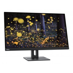 Lenovo ThinkVision E27q-20 27" 2,5K QHD ergonomisk skærm med IPS-panel
