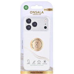 Onsala Transparent Mobilcover til iPhone 17 Pro Max i Genbrugt TPU
