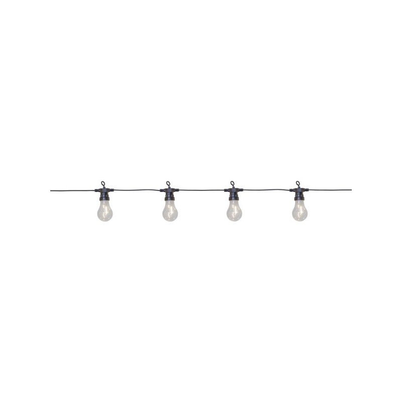 Lyskæde - 8 meter lyskæde med 20 LED-lys i form af pærer (demo)