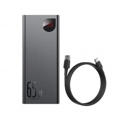 Portable batterier - Baseus powerbank 20.000 mAh 65 Watt, der kan oplade bærbare computere