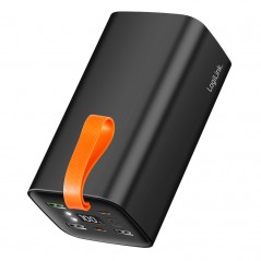 Portable batterier - LogiLink powerbank 50.000 mAh 100 Watt, der kan oplade bærbare computere