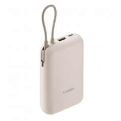 Xiaomi powerbank 10.000 mAh 22,5 W med indbygget USB-C-kabel