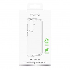 PURO Super Thin 0,3 Nude Transparent mobiltelefonetui til Samsung Galaxy S24