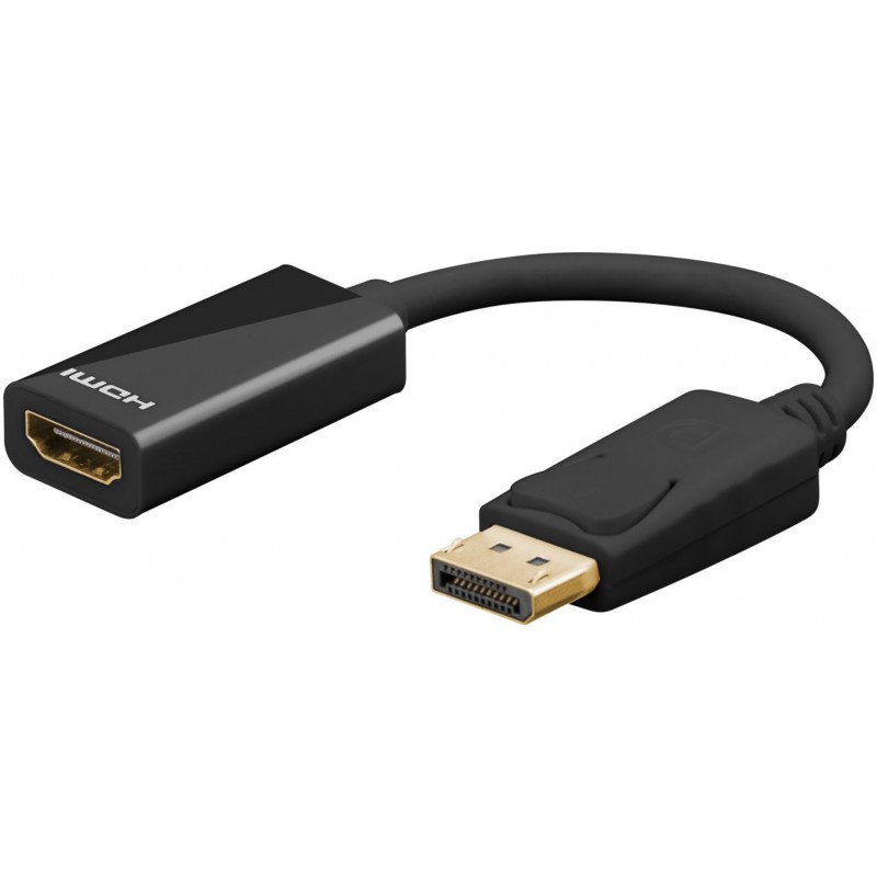 Skærmkabel & skærmadapter - Goobay DisplayPort til HDMI-adapter med understøttelse af 8K i 60 Hz