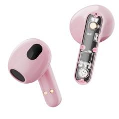 Streetz T150 True Wireless in-ear headset pink/transparent