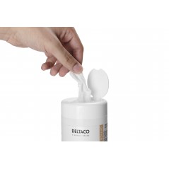 Hjem og Husholdning - Deltaco hånddesinfektionsservietter med 70 % alkohol, pakke med 100 stk.