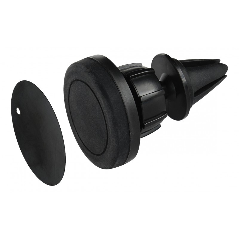 Essentials magnetisk mobiltelefonholder til bilens ventilationsgitter inkl metalplade Mobilholdere - Essentials magnetisk mobiltelefonholder til bilens ventilationsgitter inkl metalplade