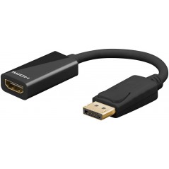Goobay DisplayPort til HDMI-adapter med understøttelse af 4K ved 60 Hz