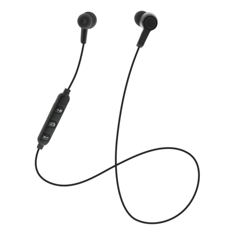 In-ear - STREETZ In-ear Bluetooth-hovedtelefoner med mikrofon og medie-/svarknapper, sort