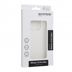 Essentials ultratyndt beskyttende gennemsigtigt etui til iPhone 15 Pro Max