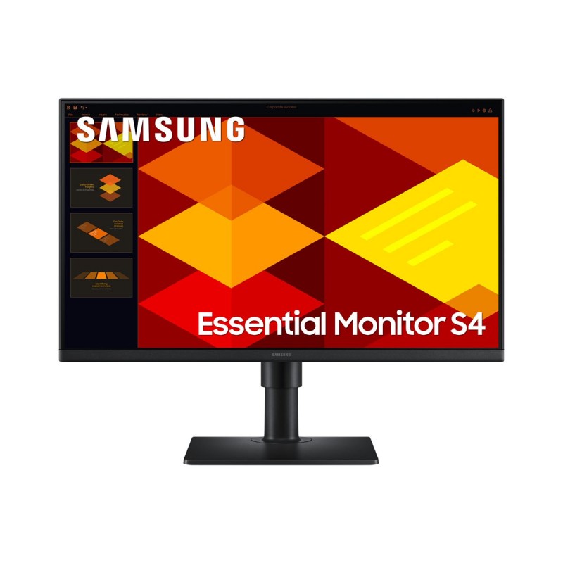 Computerskærm 15" til 24" - Samsung S24D406GAU 24-tommer Full HD IPS-skærm 100 Hz med indbyggede højttalere