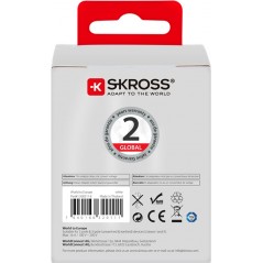 Rejsetilbehør - Skross rejseadapter til at forbinde verden med EU